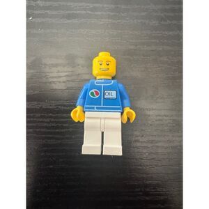 Lego oil worker minifigure